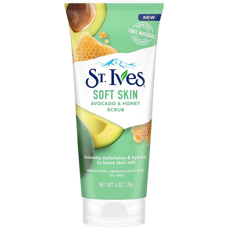 st-ives-soft-skin-scrub-1 اسکراب آووکادو و عسل سینت ایوز