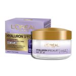 کرم روز آبرسان و بسته بندی و مشخصات مرطوب کننده لورال مدل Hyaluron Specialist
