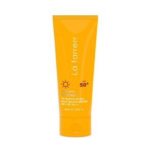 خرید کرم ضد آفتاب و ضد لک بی‌رنگ پوست خشک و معمولی SPF50 لافارر