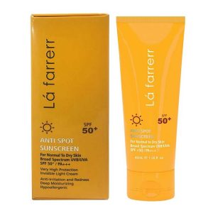 ویژگی های کرم ضد آفتاب SPF۵۰ پوست خشک و معمولی لافارر