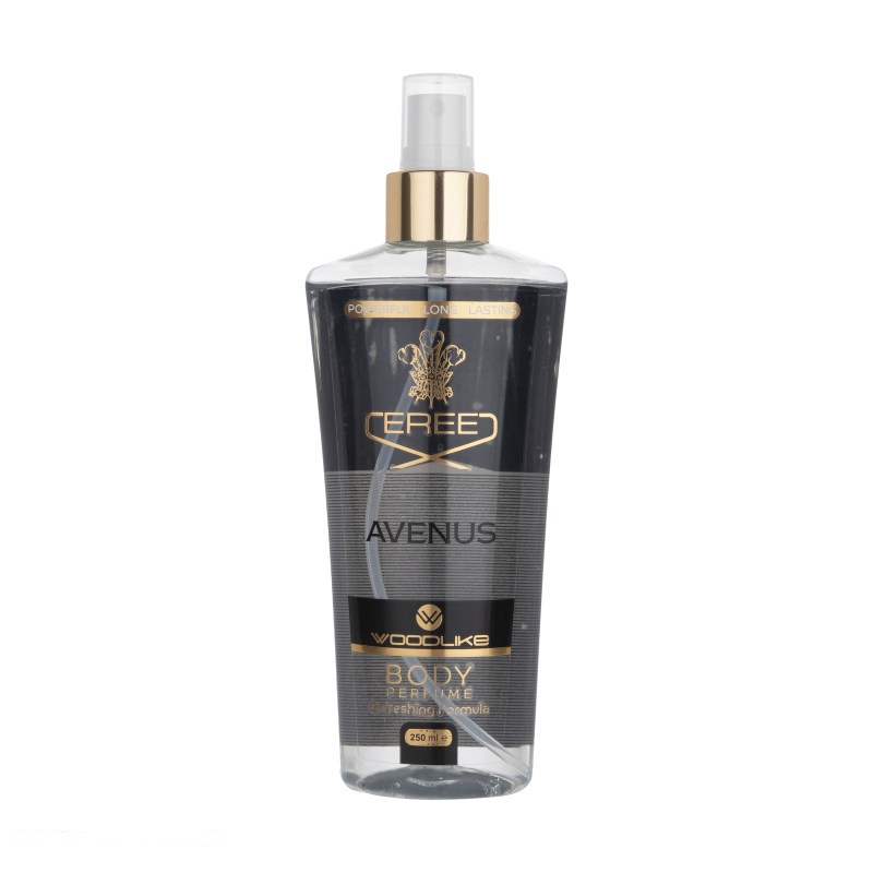 WoodLike Avenus Body Splash for Men ادی اسپلش مردانه وود لایک مدل اونتوس فورهیم حجم 250 میلی لیتر