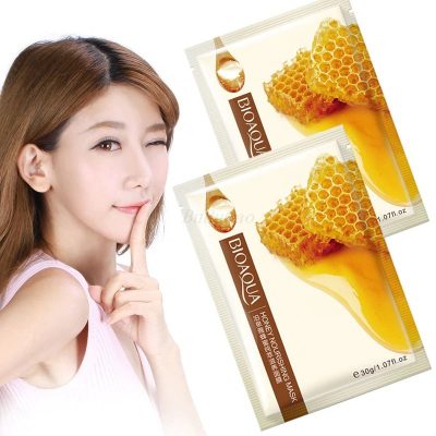 طرز استفاده از ماسک ورقه ای عسل بیوآکوا BIOAQUA