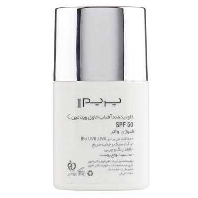ویژگی های فلوئید ضد آفتاب SPF۵۰ فیوژن واتر پریم حاوی ویتامین C