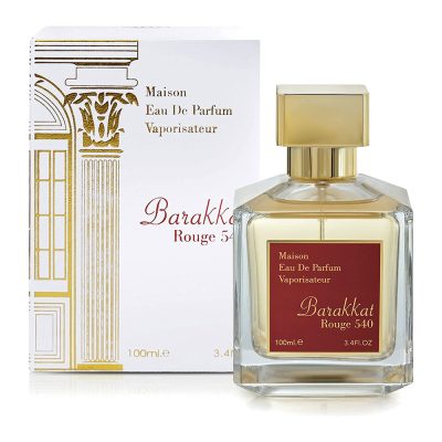 عطر ادکلن زنانه شرکت جانوین-جکوینز باکارات رژ 540 جعبه سفید برچسب قرمز(بنکوئت) Johnwin