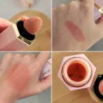 تست رنگ قیمت و خرید رژ گونه مایع شیگلم مدل COLOR BLOOM رنگ Hush Hush حجم 5.2 میل