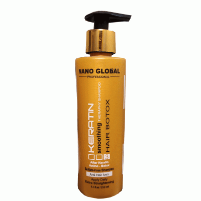 شامپو ضد ریزش کراتینه نانو گلوبال 250ml✅【خرید آنلاین، قیمت】