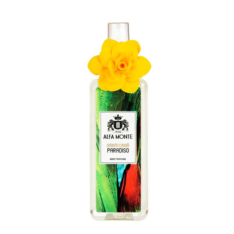 ALFA-MONTEE-PARADISO-BODY-PERFUME آلفامونته بادی پرفیوم رایحه روبرتو کاوالی پارادایسو