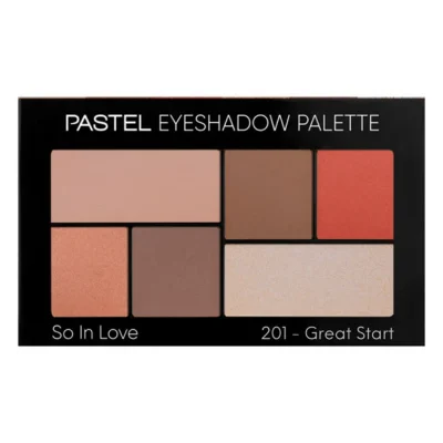 پالت سایه 6 رنگ پاستل (Pastel) مدل So In Love شماره 201