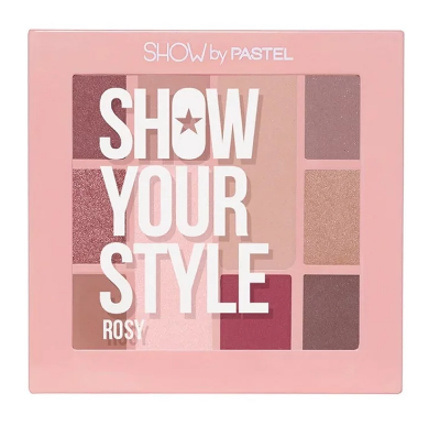 پالت سایه چشم ۱۰ رنگ پاستل Pastel مدل Rosy