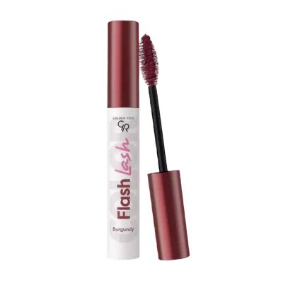 ریمل رنگی گلدن رز مدل FLASH LASH رنگ BURGUNDY