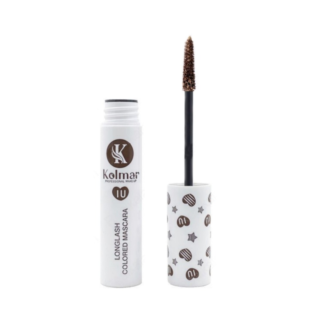 ریمل-حجم-دهنده-و-بلند-کننده-کولمار-رنگ-قهوه-ای Kolmar eyelash volumizing mascara (brown)