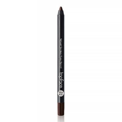 مداد چشم شمعی تاپ فیس مدل Velvet Smokey رنگ قهوه ای شماره 004