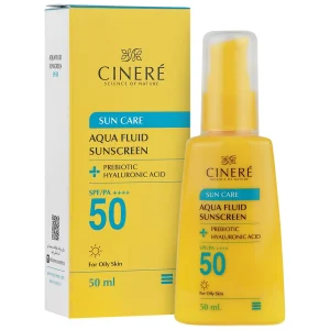 کرم ضد آفتاب فلویید بی رنگ سینره با SPF 50 حجم 50 میلی لیتر