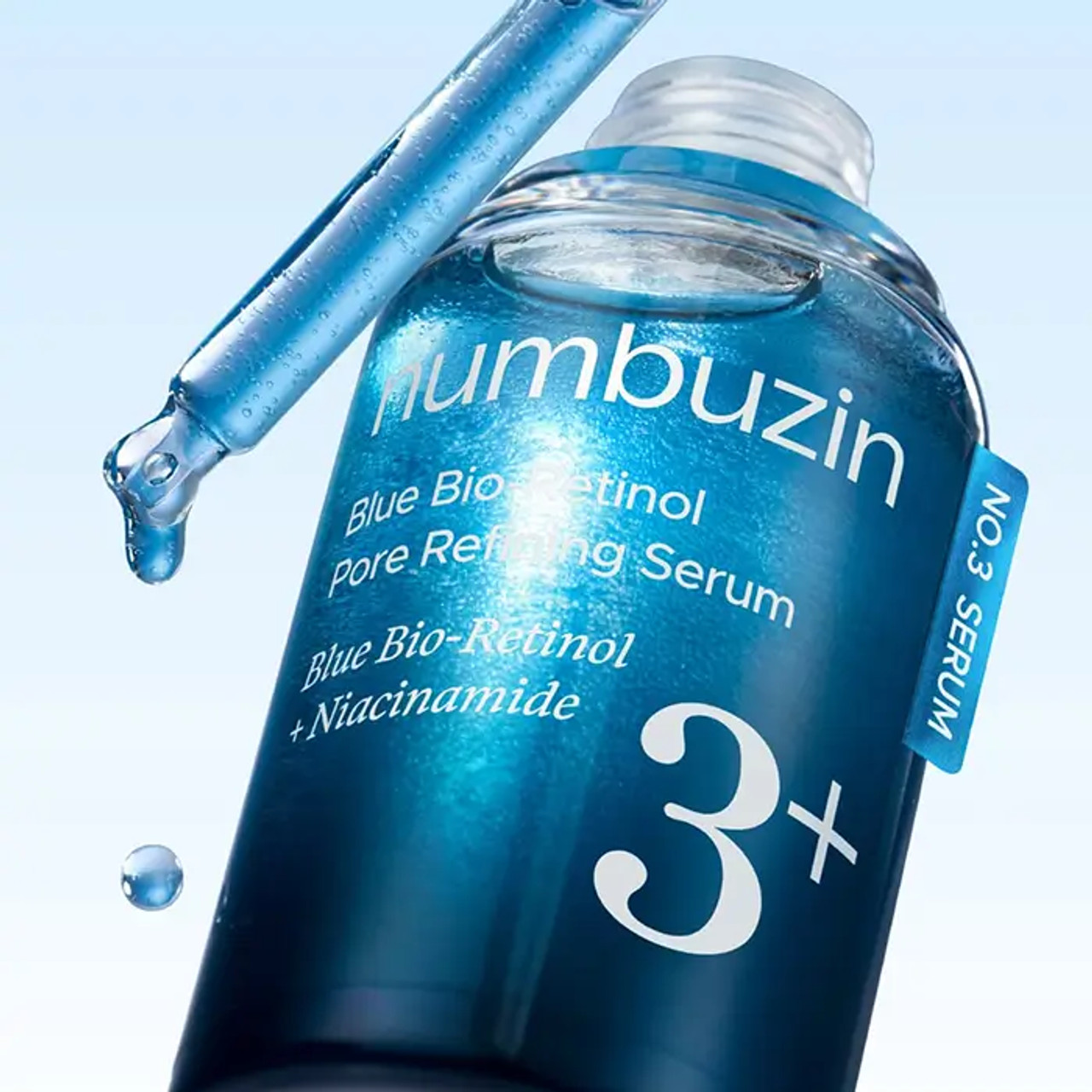سرم کنترل منافذ بایو رتینول و نیاسینامید شماره 3 نامبوزین آبی💙30ml - Image 5