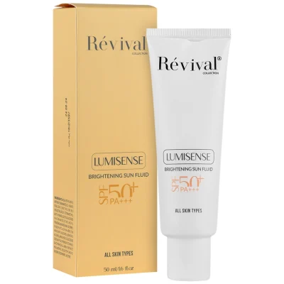 فلوئید ضد آفتاب روشن کننده SPF50 کلکسیون رویوال مناسب انواع پوست 50 میلی لیتر