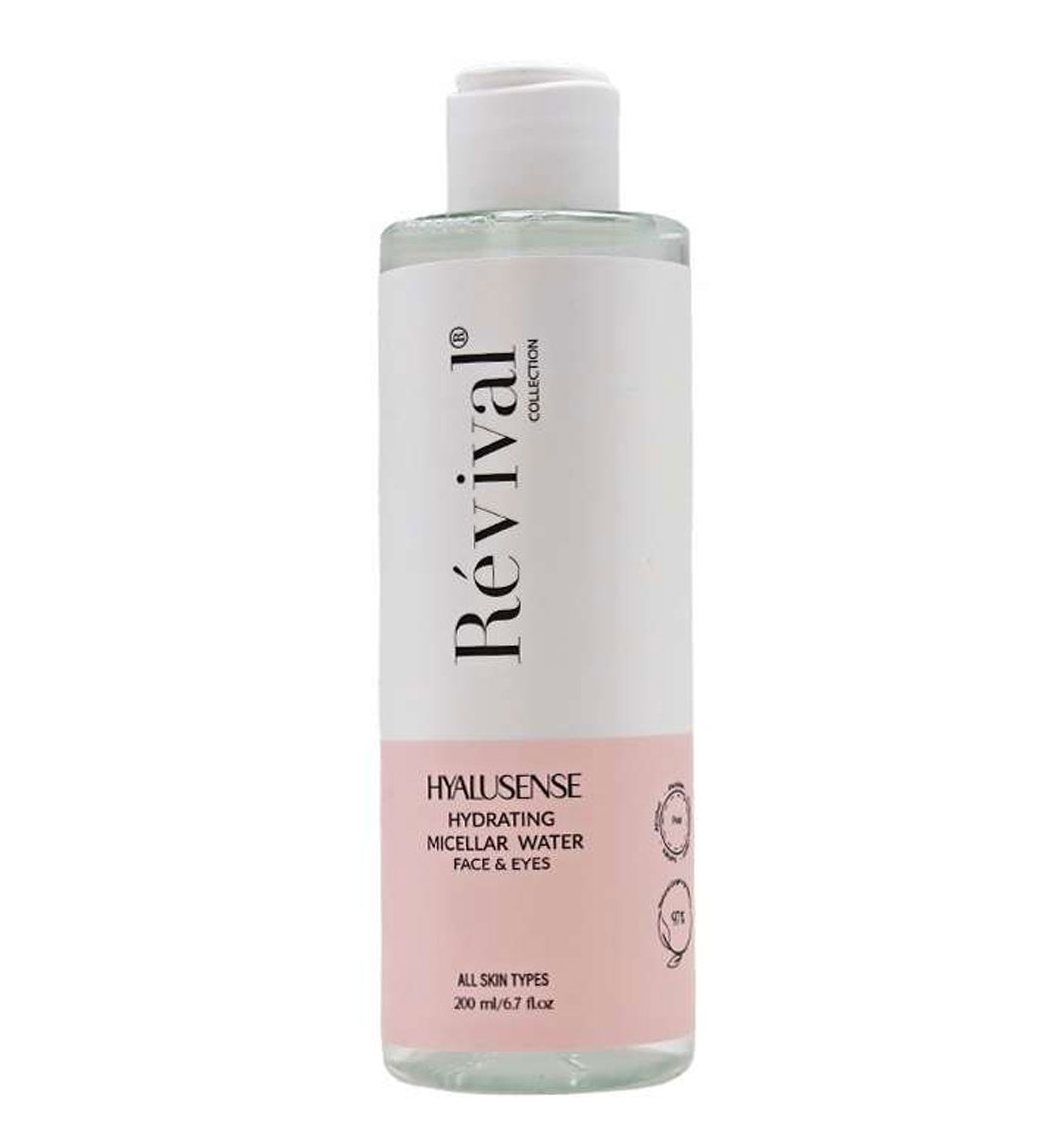 Revival-Hyalusense-Hydrating-Micellar-Water-For-All-Type-Skin-200ml.khanoumi-2023927121018517 محلول پاک کننده آرایش آبرسان کلکسیون رویوال مناسب انواع پوست 200 میلی لیتر